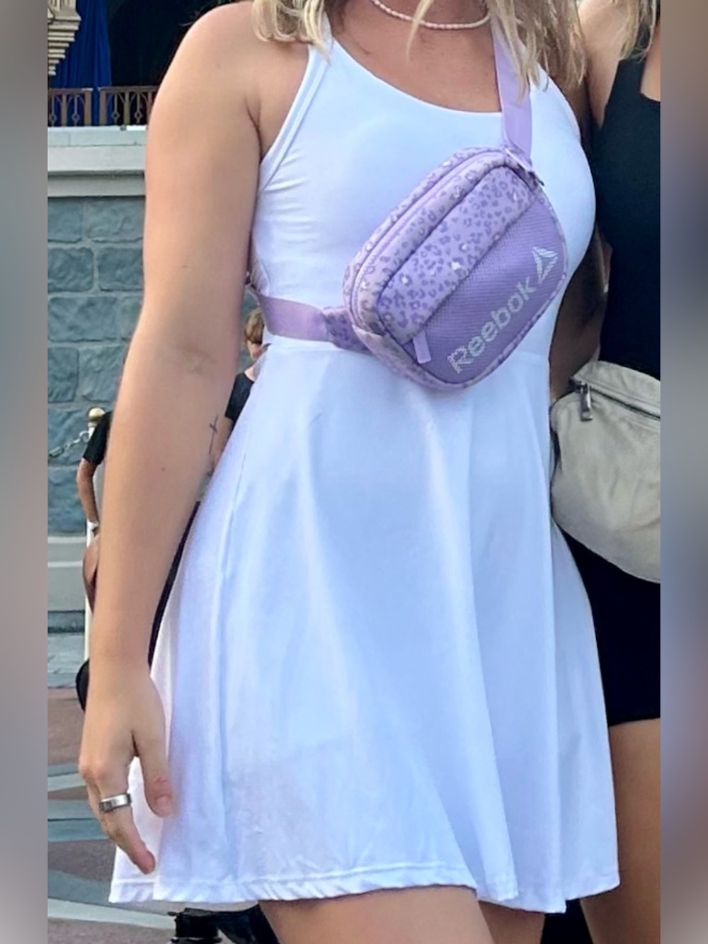 White athletic dress